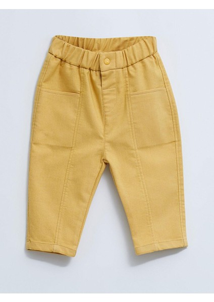 Beli Lastikli Basic Gabardin Erkek Bebek Pantolon