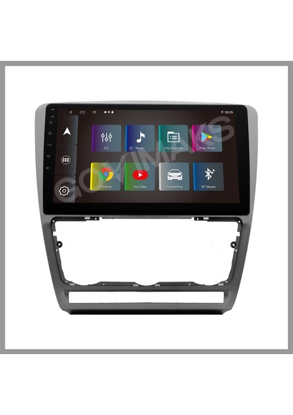 GOVİMAKS SKODA OCTAVİA 2005-2012 UYUMLU GRI 6 GB RAM 128 GB HAFIZA ANDROID MULTIMEDIA TEYP