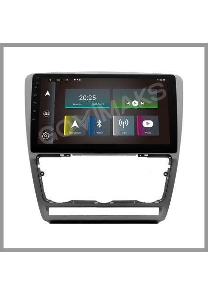 GOVİMAKS SKODA OCTAVİA 2005-2012 UYUMLU GRI 6 GB RAM 128 GB HAFIZA ANDROID MULTIMEDIA TEYP