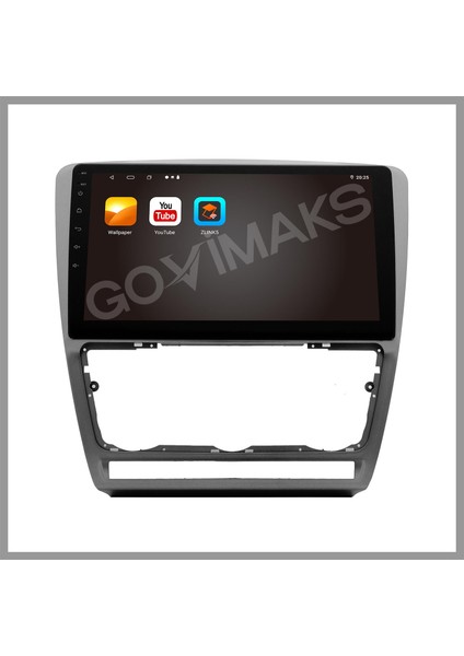 GOVİMAKS SKODA OCTAVİA 2005-2012 UYUMLU GRI 6 GB RAM 128 GB HAFIZA ANDROID MULTIMEDIA TEYP