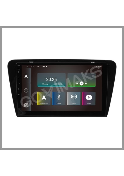 GOVİMAKS SKODA OCTAVİA 2013-2019 UYUMLU 8 GB RAM 128 GB HAFIZA ANDROID MULTIMEDIA TEYP