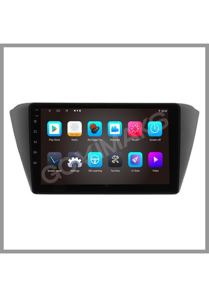 GOVİMAKS SKODA FABİA 2015-2021 UYUMLU 2 GB RAM 32 GB HAFIZA ANDROID MULTIMEDIA TEYP