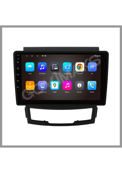 GOVİMAKS SSANGYONG KORANDO 2010-2013 UYUMLU 4GB RAM 64GB HAFIZA ANDROID MULTIMEDIA TEYP