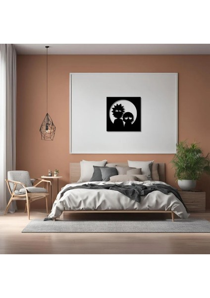 Metal Dekor Rick And Morty Metal Duvar Tablosu Pop Art