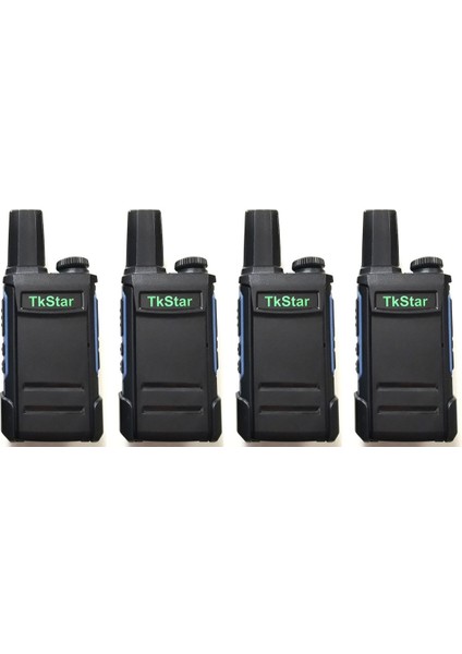 4 Lü Set Typc Şarj Tkstar Pro Cafe Lokanta Kuaför Okul Karne Inşaat Şantiye Vale Av Gezi Tur Telsizi