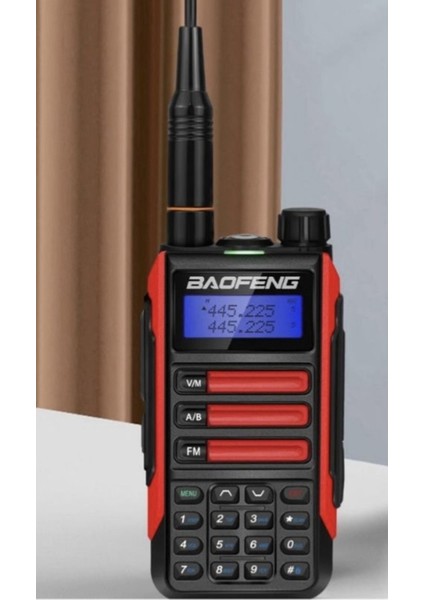 Uv-16 Pro Kırmızı+Bıdık Anten