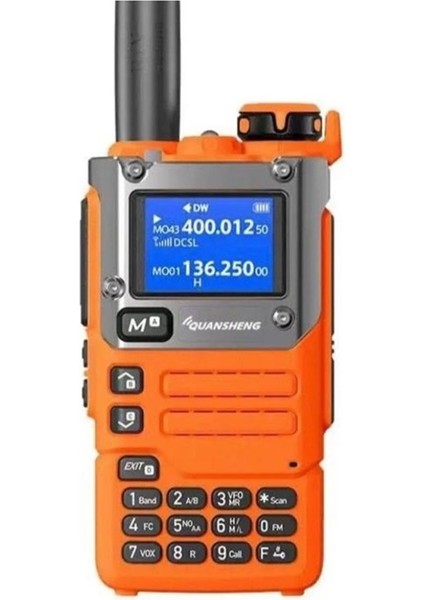 Kalitesi ile Quansheng Uv-K6 El Telsizi Tkstar Mayk-Program Kablo-Ek Anten Hediyeli Paket