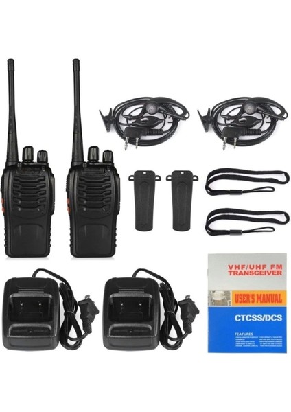 AT-D68 Pmr 446 Iki Takım + Kulaklık