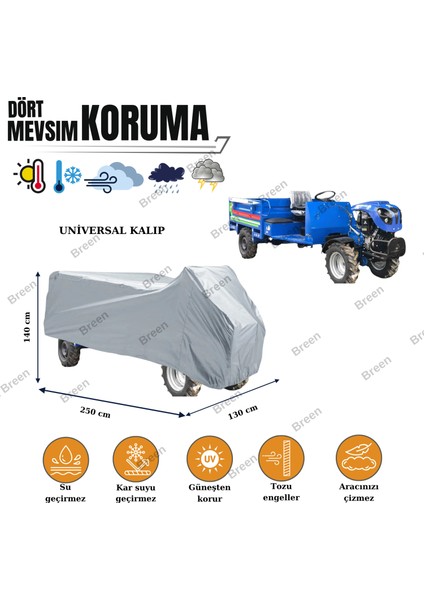 Patpat Brandası Gri– 2,50 Metreye Kadar Uyumlu, Su Geçirmez, Güneşten Korur fiyatları