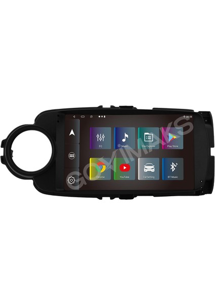 GOVİMAKS TOYOTA YARIS 2012-2019 UYUMLU SİYAH 2 GB RAM 32 GB HAFIZA ANDROID MULTIMEDIA TEYP