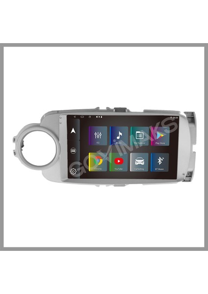 GOVİMAKS TOYOTA YARIS 2012-2019UYUMLU GRİ 2 GB RAM 32 GB HAFIZA ANDROID MULTIMEDIA TEYP