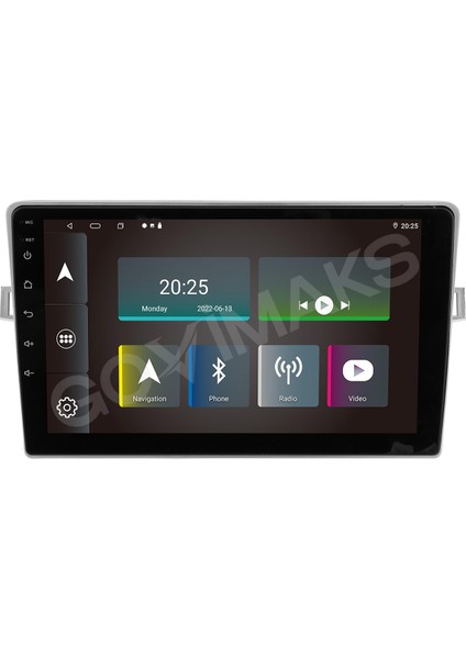 GOVİMAKS TOYOTA VERSO 2010-2017 UYUMLU 4 GB RAM 64 GB HAFIZA ANDROID MULTIMEDIA TEYP