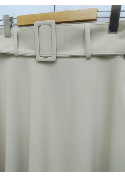 Kalın Kemerli Bol Kiloş Ithal Krep Etek fiyatları