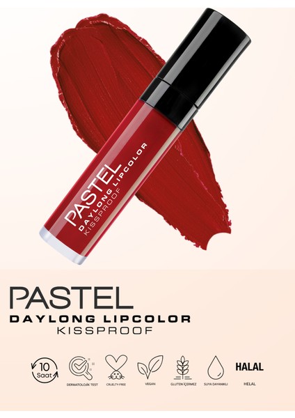Daylong Lipcolor Kissproof - Likit Mat Ruj 09 + Oje No 28
