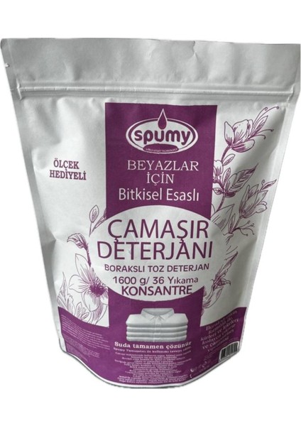 Toz Çamaşır Deterjan 1600 gr Beyazlar 36 Yıkama
