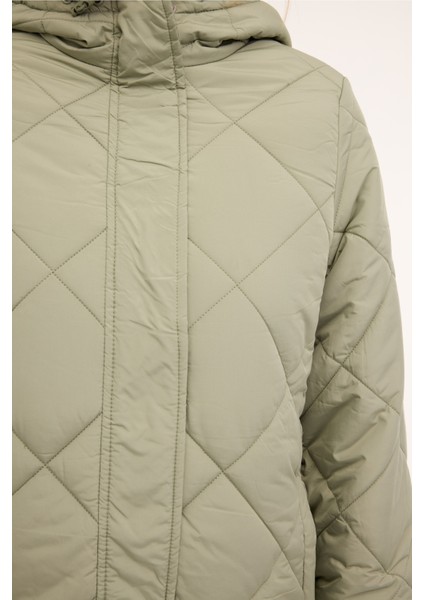 Wl Jasmıne 3-104217 4pr Pastel Hakı Kadın Uzun Kaban fırsatları