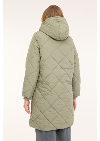 Wl Jasmıne 3-104217 4pr Pastel Hakı Kadın Uzun Kaban fiyatları