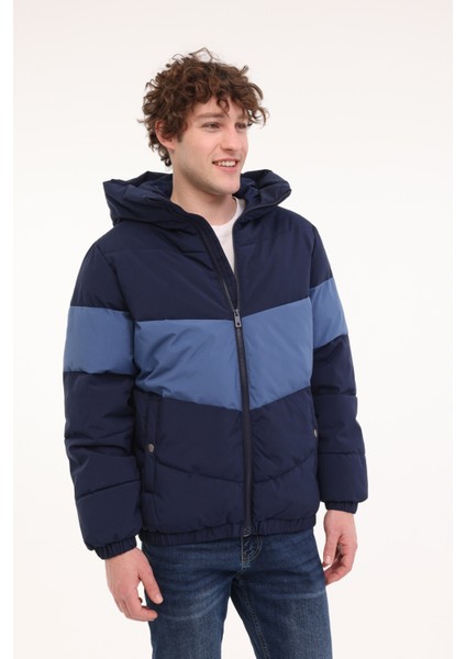 ml Bagx Coat 4pr Lacivert Erkek Kısa Kaban