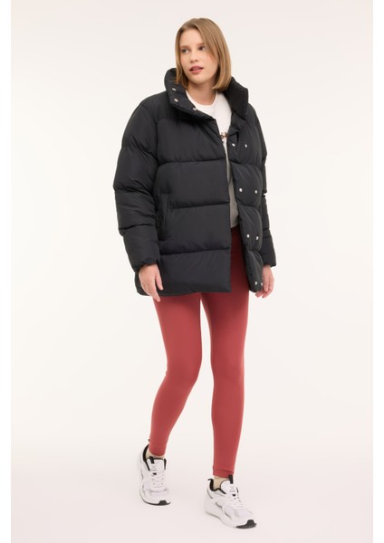 Wl Threadbone 3 4pr Siyah Kadın Uzun Kaban modelleri