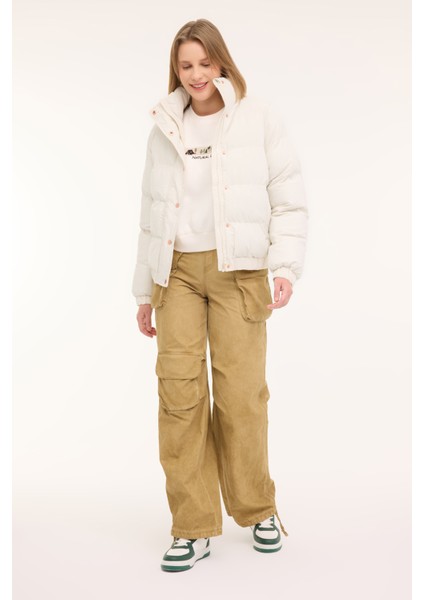 Wl Slay 2 4pr Ekru Kadın Kısa Kaban modelleri