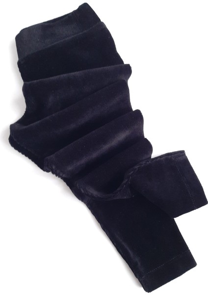 Kız Çocuk Fitilli Kadife Kumaş Beli Lastikli Basic Tayt Pantolon modelleri