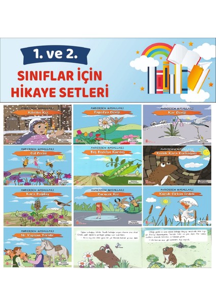 1.ve 2.sınıflar Için Okumayı Sevdiren Andersen Masalları (16 Sayfa)