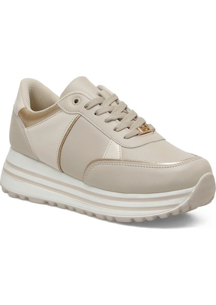 24S-013 5fx Bej Kadın Sneaker
