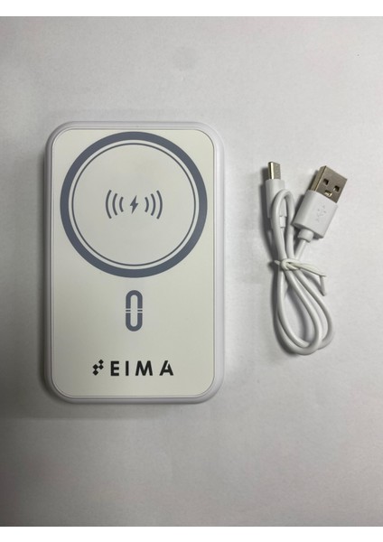 10.000 Mah Kablolu Dijital Göstergeli 10.000 Mah Garantili Dahili Stand P16 Powerbank (Kablosuz Şarj Özellikli))