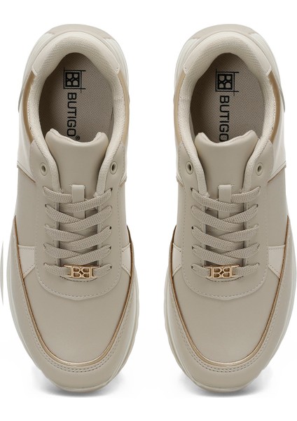 24S-013 5fx Bej Kadın Sneaker