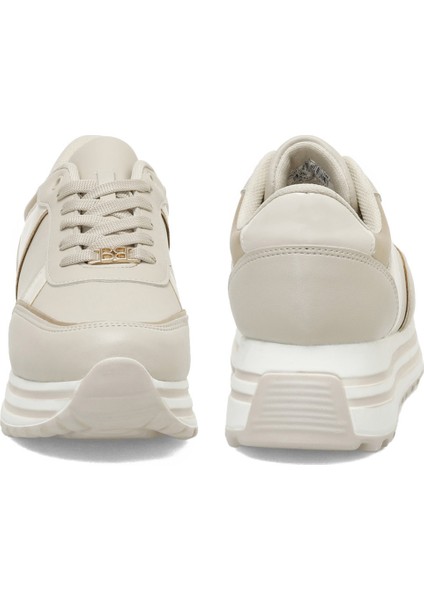 24S-013 5fx Bej Kadın Sneaker