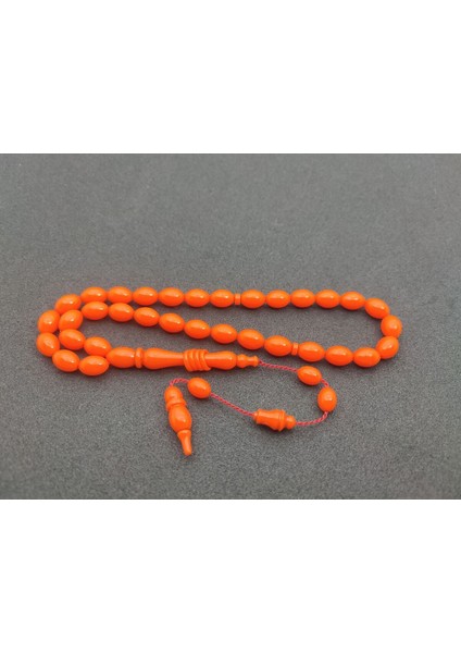 Ahmet Eryılmaz Usta Eseri 0.6 Delim Imame Halkalı Aykırı Renk Sıkma Kehribar Sertifikalı 7142