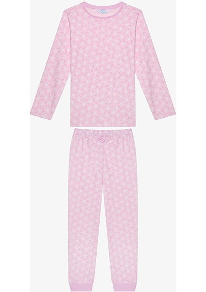 Pamuklu Kız Çocuk Flowerland 2li Çok Renkli Pijama Takımı fiyatları