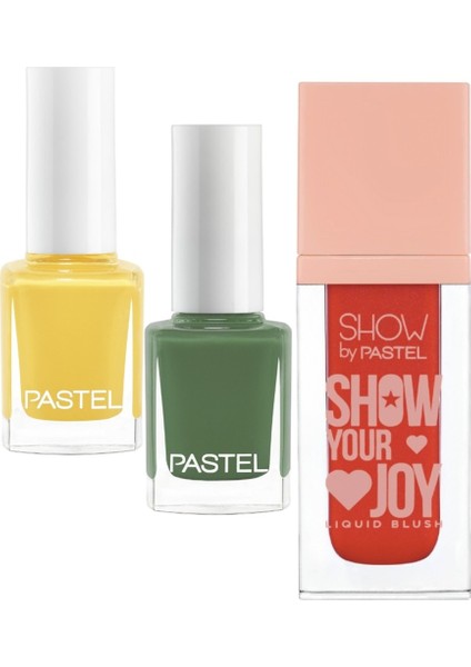 Show Your Joy Liquid Blush - Likit Allık 52 + 2 Oje 316-VE 295