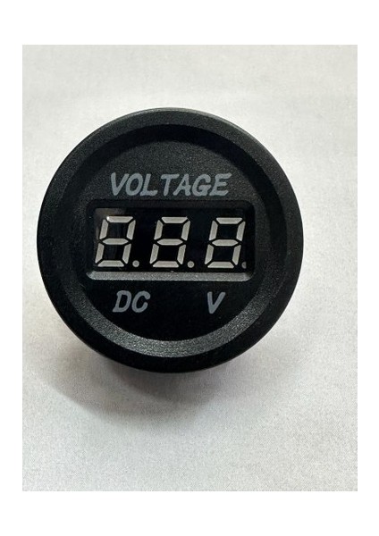 Dijital LED Ekran Voltaj Göstergesi Kırmızı Montaj Tipi Volt Göstergesi