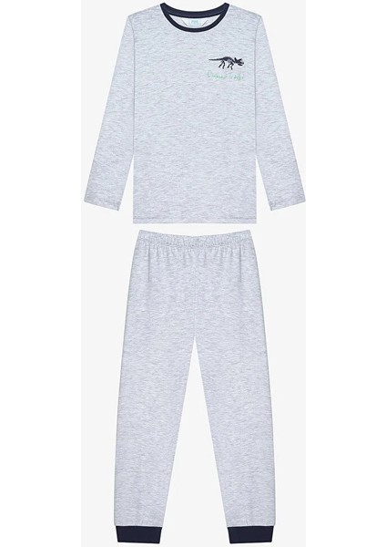 Pamuklu Erkek Çocuk Skeleton 2li Çok Renkli Pijama Takımı