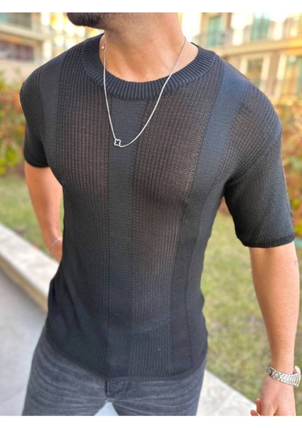 Tişört Örme Triko Tişört Nefes Alabilen Bisikletyaka Terletmez Oversize Bol Kesim Salaş T-Shirt fiyatları