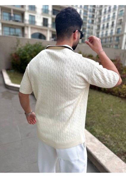 Tişört Terletmez Pamuklu T-Shirt Yumuşak Dokulu Oversize Tshirt Polo Yaka Rahat Kesim Tişört Salaş fiyatları