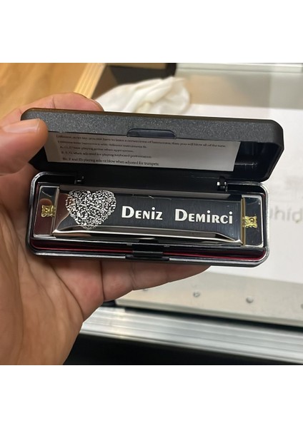 Yanıklar Müzik Isme Özel Mızıka 10 Delikli Profesyonel Mızıka