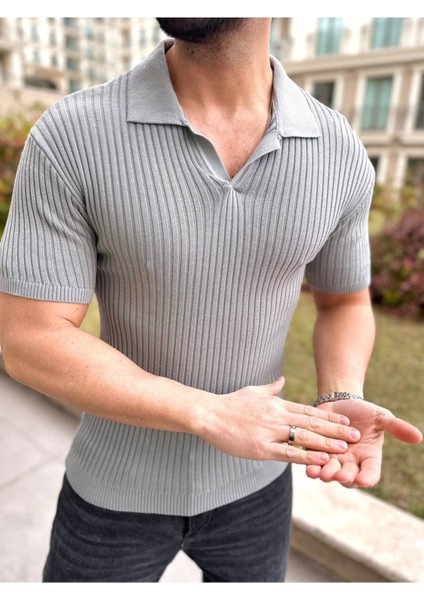 Tişört Nefes Alabilen Terletmez Yumuşak Dokulu Pamuklu T-Shirt Polo Yaka Slim Fit Tshirt