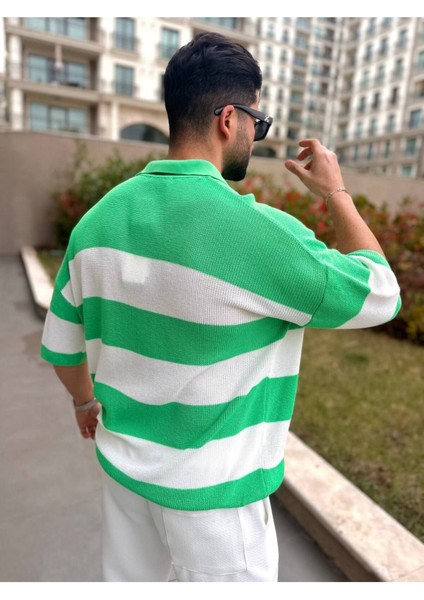 Tişört Örme Triko Tişört Nefes Alabilen Terletmez Oversize Tshirt Polo Yaka Salaş Tshirt Rahat Kesim fiyatları