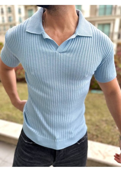 Tişört Nefes Alabilen Terletmez Yumuşak Dokulu Pamuklu T-Shirt Polo Yaka Slim Fit Tshirt