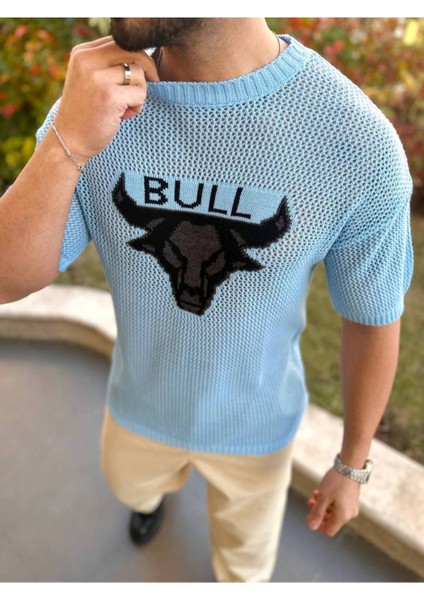 T-Shirt Nefes Alabilen Bisiklet Yaka Terletmez Pamuklu Fileli Tişört Oversize Tshirt Bull fırsatları
