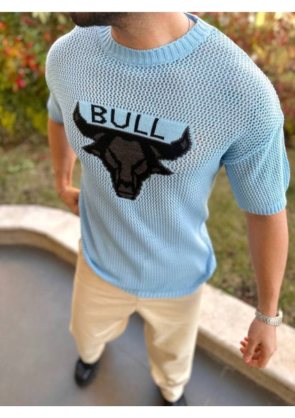 T-Shirt Nefes Alabilen Bisiklet Yaka Terletmez Pamuklu Fileli Tişört Oversize Tshirt Bull indirimleri
