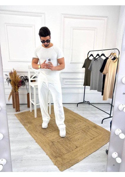 Slim Fit Örme Triko Tişört Nefes Alabilen Terletmez T-Shirt Dar Kesim modelleri