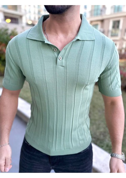 T-Shirt Nefes Alabilen Darkesim Terletmez Polo Yaka Tshirt Slim Fit Tişört