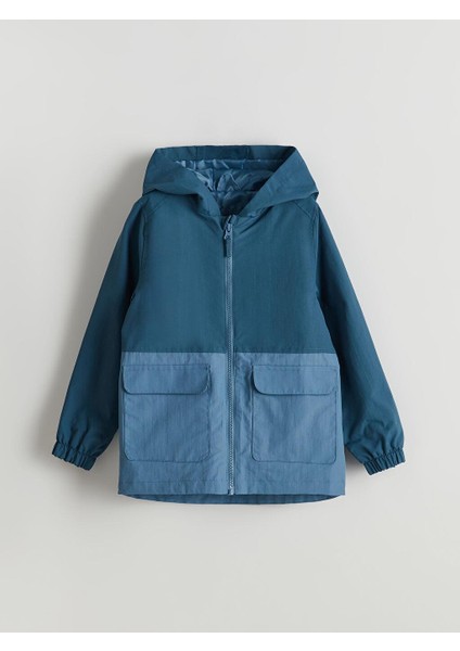 Lcw Kids Kapüşonlu Erkek Bebek Yağmurluk