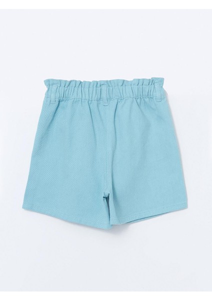 Lcw Kids Beli Lastikli Basic Kız Çocuk Şort