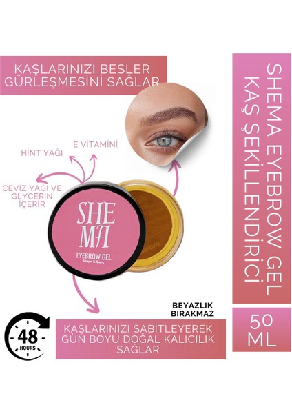 Kaş Şekillendirici & Sabitleyici Wax 50 ml modelleri