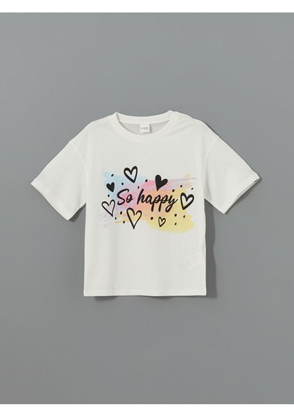 Lcw Kids Bisiklet Yaka Kız Çocuk Şortlu Pijama Takımı