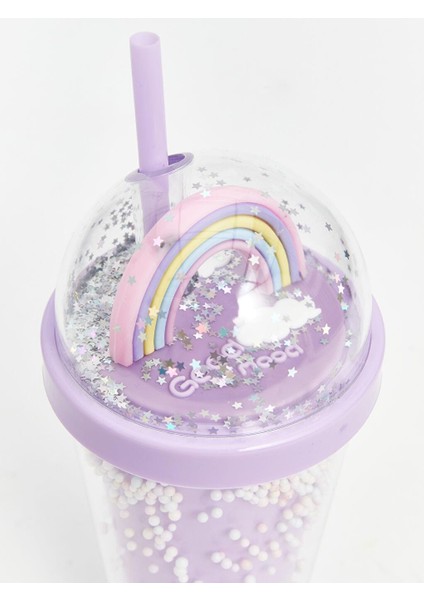 Lcw Accessorıes Desenli Pipetli Bardak Suluk 500 ml
